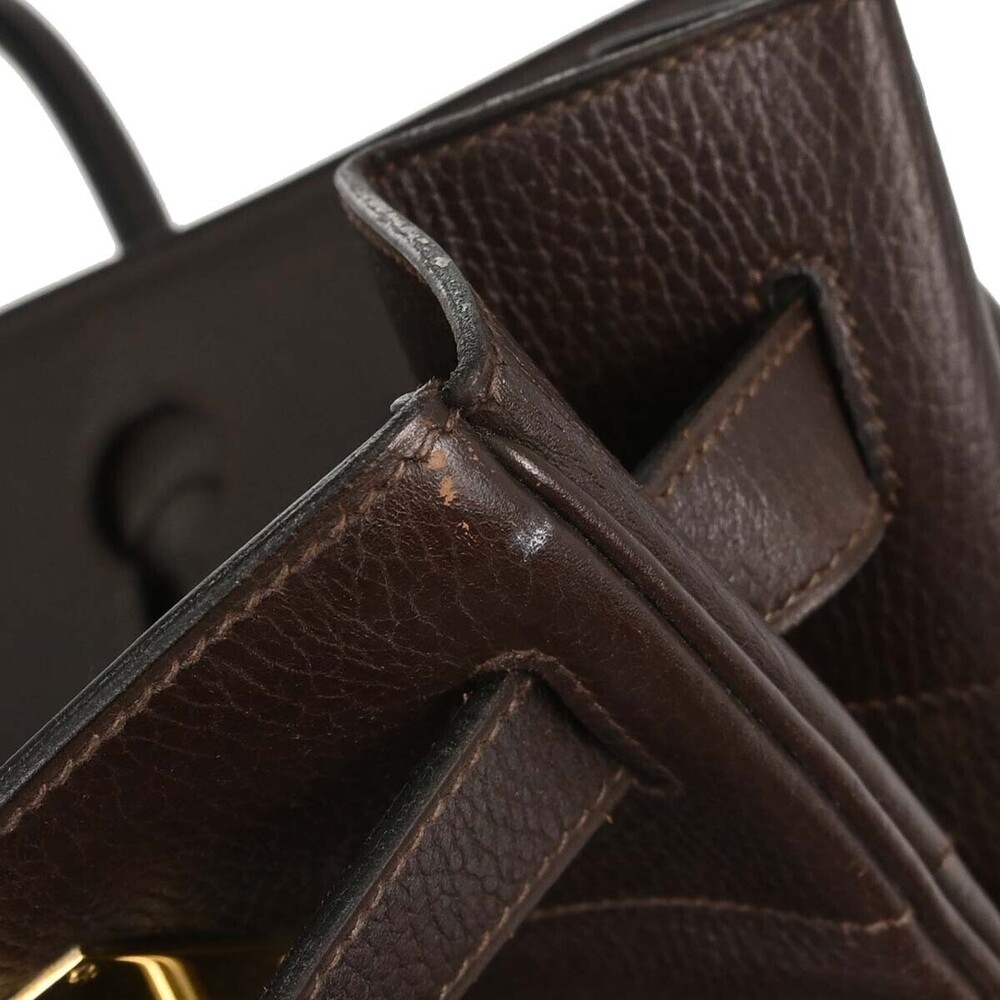 Hermes HAC Birkin Brown Ardennes with Gold Hardware 45 - Picture 16 of 16